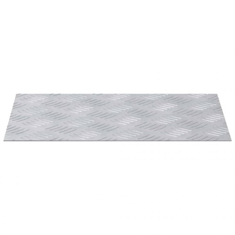 Stopień Prostokątny 4 pcs Srebrny 40 x 30 cm Aluminium