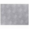 Stopień Prostokątny 4 pcs Srebrny 40 x 30 cm Aluminium