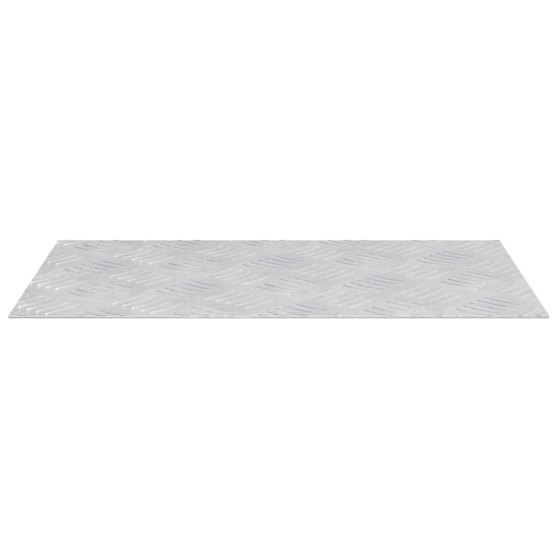 Stopień Prostokątny 2 pcs Srebrny 50 x 30 cm Aluminium