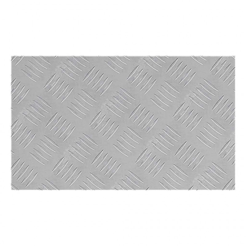 Stopień Prostokątny 4 pcs Srebrny 50 x 30 cm Aluminium
