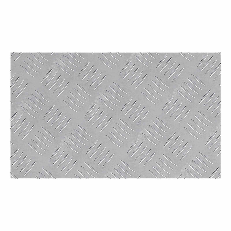 Stopień Prostokątny 2 pcs Srebrny 50 x 30 cm Aluminium