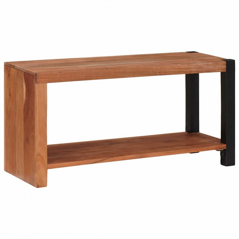 Półka na książki Brązowy 80 x 30 x 40 cm Lite Drewno Akacji
