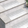 Stopień Prostokątny 4 pcs Srebrny 60 x 30 cm Aluminium