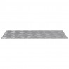 Stopień Prostokątny 2 pcs Srebrny 60 x 30 cm Aluminium