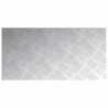 Stopień Prostokątny 2 pcs Srebrny 60 x 30 cm Aluminium