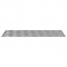 Stopień Prostokątny 4 pcs Srebrny 70 x 30 cm Aluminium