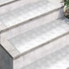 Stopień Prostokątny 2 pcs Srebrny 80 x 30 cm Aluminium