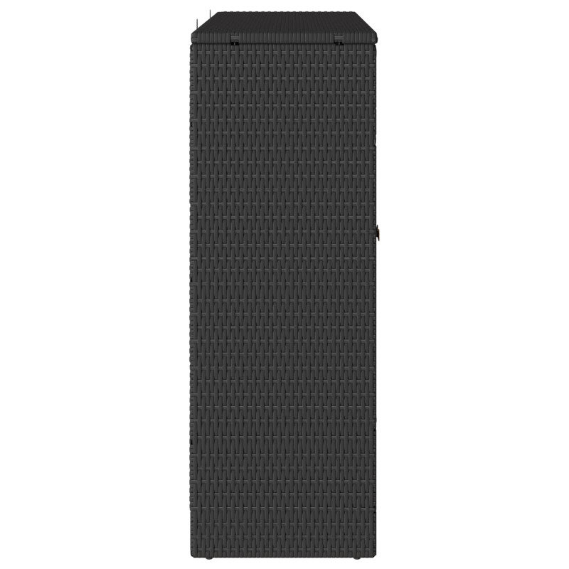Szafka do przechowywania Czarny 100 x 36 x 102 cm rattan