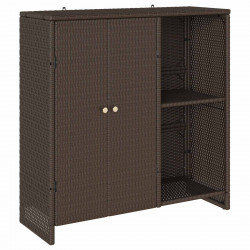 Szafka do przechowywania Brązowy 100 x 36 x 102 cm rattan