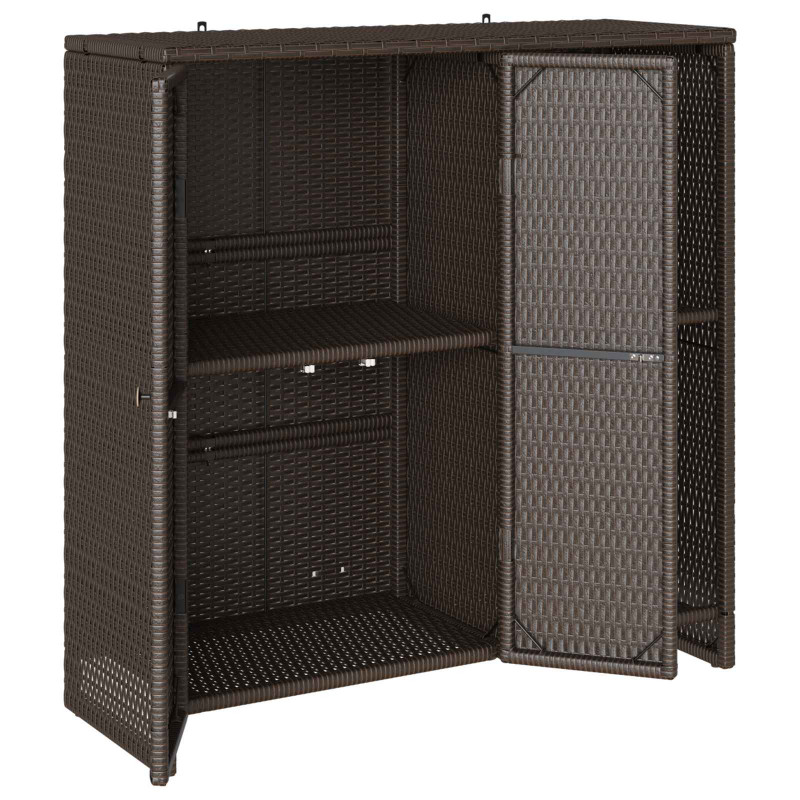 Szafka do przechowywania Brązowy 100 x 36 x 102 cm rattan