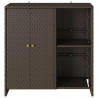 Szafka do przechowywania Brązowy 100 x 36 x 102 cm rattan