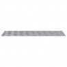 Stopień Prostokątny 4 pcs Srebrny 90 x 30 cm Aluminium