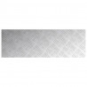 Stopień Prostokątny 4 pcs Srebrny 90 x 30 cm Aluminium