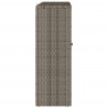 Szafka do przechowywania z półką Szary 100 x 36 x 102 cm rattan