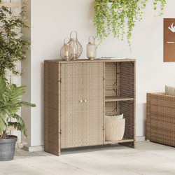 Szafka do przechowywania Beżowy 100 x 36 x 102 cm rattan