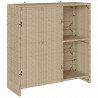 Szafka do przechowywania Beżowy 100 x 36 x 102 cm rattan