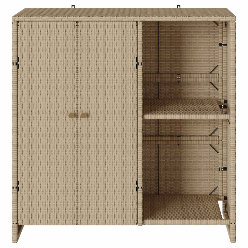 Szafka do przechowywania Beżowy 100 x 36 x 102 cm rattan