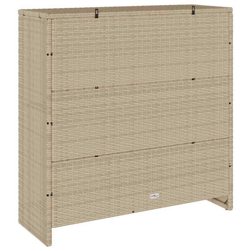 Szafka do przechowywania Beżowy 100 x 36 x 102 cm rattan