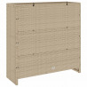 Szafka do przechowywania Beżowy 100 x 36 x 102 cm rattan