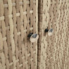 Szafka do przechowywania Beżowy 100 x 36 x 102 cm rattan