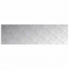 Stopień Prostokątny 2 pcs Srebrny 100 x 30 cm Aluminium