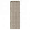 Szafka do przechowywania Jasnoszary 100 x 36 x 102 cm rattan
