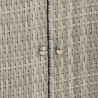 Szafka do przechowywania Jasnoszary 100 x 36 x 102 cm rattan