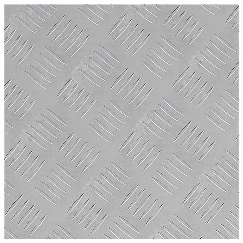 Stopień Kwadrat 4 pcs Srebrny 40 x 40 cm Aluminium