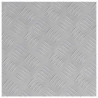 Stopień Kwadrat 4 pcs Srebrny 40 x 40 cm Aluminium