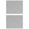 Stopień Prostokątny 2 pcs Srebrny 50 x 40 cm Aluminium