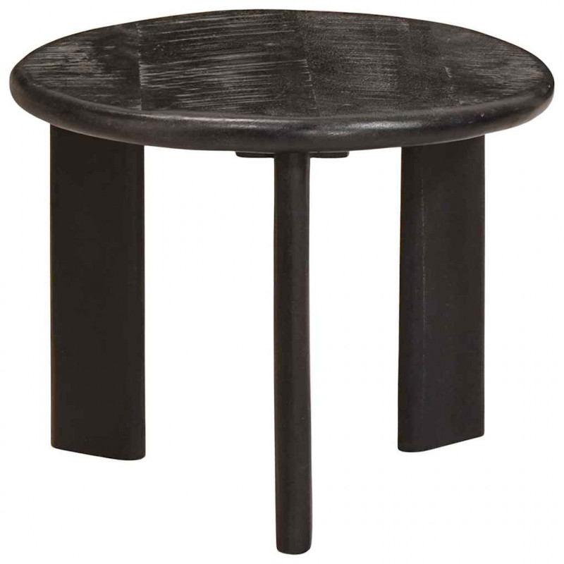 Nesting Stoły Kawowe 3 pcs Biały Drewno z mango