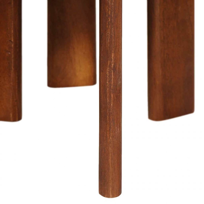 Nesting Stoły Kawowe 3 pcs Miodowy brąz Drewno z mango