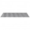 Stopień Prostokątny 2 pcs Srebrny 60 x 40 cm Aluminium