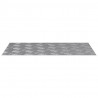 Stopień Prostokątny 2 pcs Srebrny 70 x 40 cm Aluminium