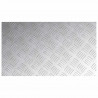 Stopień Prostokątny 2 pcs Srebrny 70 x 40 cm Aluminium