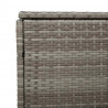 Skrzynia ogrodowa, szara, 110x50x58 cm, polirattan