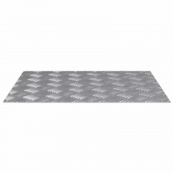 Stopień Prostokątny 4 pcs Srebrny 60 x 50 cm Aluminium