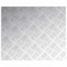 Stopień Prostokątny 4 pcs Srebrny 60 x 50 cm Aluminium