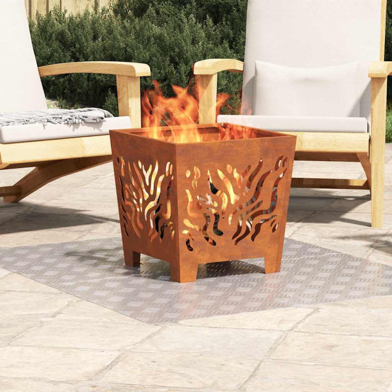 Stopień Prostokątny 4 pcs Srebrny 60 x 50 cm Aluminium
