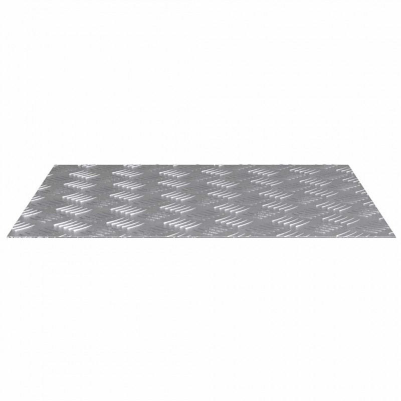 Stopień Prostokątny 4 pcs Srebrny 60 x 50 cm Aluminium