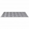 Stopień Prostokątny 4 pcs Srebrny 60 x 50 cm Aluminium