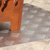 Stopień Prostokątny 2 pcs Srebrny 70 x 50 cm Aluminium