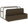 Poolside Float Storage Brązowy 110x100x57 cm Polirattan