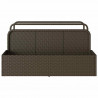 Poolside Float Storage Brązowy 110x100x57 cm Polirattan