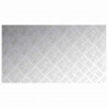 Stopień Prostokątny 4 pcs Srebrny 90 x 50 cm Aluminium