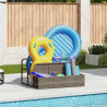 Poolside Float Storage Szary 110x100x57 cm Polirattan