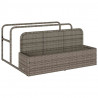 Poolside Float Storage Szary 110x100x57 cm Polirattan