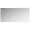 Stopień Prostokątny 2 pcs Srebrny 100 x 50 cm Aluminium