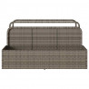 Poolside Float Storage Szary 110x100x57 cm Polirattan