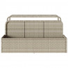 Poolside Float Storage Jasnoszary 110x100x57 cm Polirattan